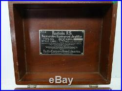 VINTAGE 1920s OLD RCA WESTINGHOUSE RADIOLA RS ANTIQUE WD-11 TUBE RADIO AMPLIFIER