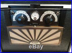 VINTAGE 1920s OPERADIO OLD BEAUTIFUL NEAR MINT ANTIQUE RADIO RECEIVER AND TUBES