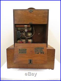 VINTAGE 1920s RCA RADIOLA 26 OLD ANTIQUE RADIO + TUBES, BATTERIES & BATTERY BOX