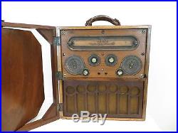 VINTAGE 1920s RCA RADIOLA 26 OLD BEAUTIFUL ANTIQUE RADIO RECEIVER AND TUBES