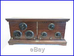 VINTAGE 1920s RCA RADIOLA 5 OLD BEAUTIFUL ANTIQUE RADIO RECEIVER AND TUBES
