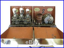 VINTAGE 1920s RCA RADIOLA 5 OLD BEAUTIFUL ANTIQUE RADIO RECEIVER AND TUBES