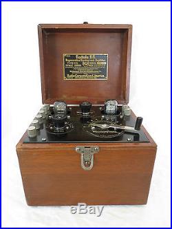 VINTAGE 1920s RCA WESTINGHOUSE RADIOLA RS ANTIQUE 2 TUBE OLD AMPLIFIER RADIO