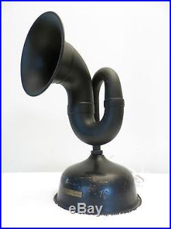 VINTAGE 1920s RILEY- KLOTZ UNIQUE OLD RADIO HORN SPEAKER ANTIQUE AUTO THEME