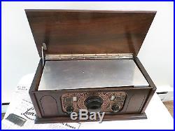 VINTAGE 1920s UNITED LAN-SING OLD ANTIQUE RADIO WITH A METAL CHASSIS COVER