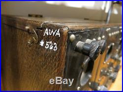 Vintage 1922 Deforest Old Inter-panel Antique Radio Tube Amplifier Receiver