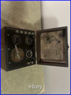 VINTAGE 1922 Westinghouse Aeriola Senior Regenerative Receiver 1 Tube Radio