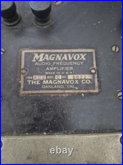 VINTAGE 1923 Magnavox AC2 ANTIQUE OLD RADIO Audio Amplifier or parts Or Repair