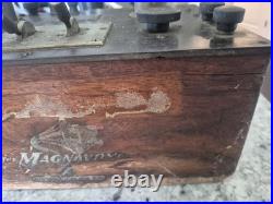 VINTAGE 1923 Magnavox AC2 ANTIQUE OLD RADIO Audio Amplifier or parts Or Repair