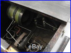 VINTAGE 1924 Crosley Regenerative Reciver 2 Tube Radio Small Wood Cabinet