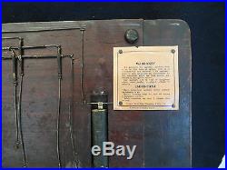 Vintage 1924 Old Atwater Kent Antique Breadboard Radio Good Tubes & Has Tags