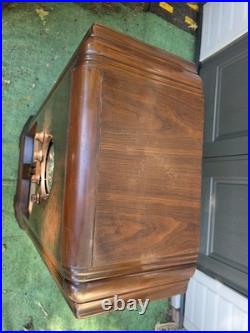 VINTAGE 1930S ART-DECO ZENITH CONSOLE TUBE RADIO 5S151? Restored Working