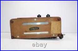 VINTAGE 1930s EMERSON OLD NEAR MINT ANTIQUE INGRAHAM ART DECO CURLY MAPLE RADIO