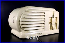 VINTAGE 1930s FIRESTONE AIR CHIEF OLD ULTRA STREAMLINED DECO BAKELITE RADIO