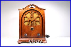 VINTAGE 1930s OLD DEPRESSION ERA MINIATURE SHERATON EMERSON RESTORED RADIO VINTAGE 1930s OLD DEPRESSION ERA MINIATURE SHERATON EMERSON RESTORED RADIO