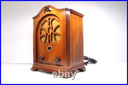 VINTAGE 1930s OLD DEPRESSION ERA MINIATURE SHERATON EMERSON RESTORED RADIO VINTAGE 1930s OLD DEPRESSION ERA MINIATURE SHERATON EMERSON RESTORED RADIO