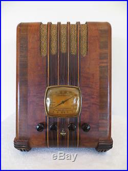 VINTAGE 1930s OLD EMERSON ART DECO ANTIQUE INGRAHAM RADIO & OUTSTANDING CABINET