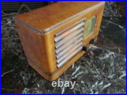 VINTAGE 1930s OLD RESTORED WORKING CJ 207 EMERSON INGRAHAM CABINET TUBE RADIO