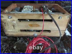VINTAGE 1930s OLD RESTORED WORKING CJ 207 EMERSON INGRAHAM CABINET TUBE RADIO
