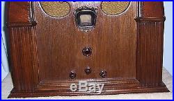 VINTAGE 1931 PHILCO 70 CATHEDRAL TUBE RADIOEXCELLENT UNRESTORED COND. STUNNING