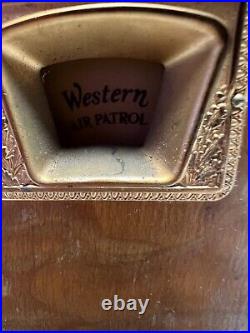 VINTAGE 1932 Western Air Patrol AM/Shortwave Radio, Art Deco 5-Tube Chasis