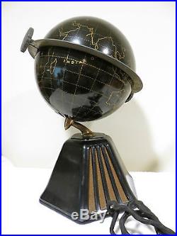 VINTAGE 1933 RAYMOND LOEWY OLD WORLD COLONIAL GLOBE ART DECO BAKELITE MAP RADIO