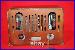VINTAGE 1937 Grunow MODEL 502A Metal Grill WOOD Radio LOOKS / SOUNDS GREAT