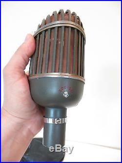 VINTAGE 1940s ALTEC OLD CLASSIC RIBBON MICROPHONE & WORKS + BOOM MOUNTING PLUG