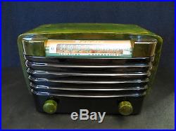 VINTAGE 1940s BENDIX MACHINE AGE MID CENTURY ART DECO OLD CATALIN BAKELITE RADIO