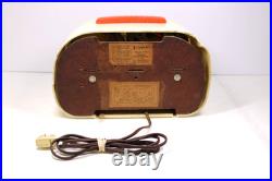 VINTAGE 1940s FADA POLYSTYRENE BAKELITE 2 COLOR MID CENTURY EAMES ERA RADIO