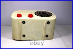 VINTAGE 1940s FADA POLYSTYRENE BAKELITE 2 COLOR MID CENTURY EAMES ERA RADIO