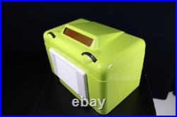 VINTAGE 1940s FROG EYE RADIO ART DECO MID CENTURY MODERN RADIO RESTORED, PLAYS