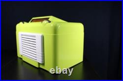 VINTAGE 1940s FROG EYE RADIO ART DECO MID CENTURY MODERN RADIO RESTORED, PLAYS