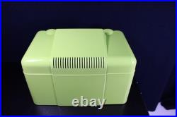 VINTAGE 1940s FROG EYE RADIO ART DECO MID CENTURY MODERN RADIO RESTORED, PLAYS
