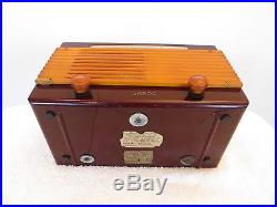 VINTAGE 1940s GAROD MACHINE AGE MID CENTURY ART DECO OLD CATALIN BAKELITE RADIO