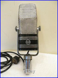 VINTAGE 1940s OLD RCA 44 ART DECO MID CENTURY RADIO STUDIO RIBBON MICROPHONE