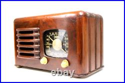 VINTAGE 1940s VER NICE OLD ANTIQUE ART DECO ZENITH TOASTER STYLE WOOD RADIO VINTAGE 1940s VER NICE OLD ANTIQUE ART DECO ZENITH TOASTER STYLE WOOD RADIO