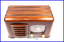 VINTAGE 1940s VER NICE OLD ANTIQUE ART DECO ZENITH TOASTER STYLE WOOD RADIO VINTAGE 1940s VER NICE OLD ANTIQUE ART DECO ZENITH TOASTER STYLE WOOD RADIO