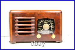 VINTAGE 1940s VER NICE OLD ANTIQUE ART DECO ZENITH TOASTER STYLE WOOD RADIO VINTAGE 1940s VER NICE OLD ANTIQUE ART DECO ZENITH TOASTER STYLE WOOD RADIO