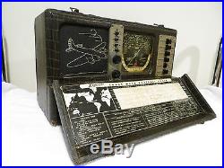 VINTAGE 1941 WORLD WAR 2 ZENITH OLD ANTIQUE ARMY BOMBER TRANSOCEANIC RADIO