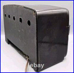 VINTAGE 1948 Emerson 5-Tube AM Radio Model 594A (Brown) Working