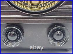 VINTAGE 1948 Emerson 5-Tube AM Radio Model 594A (Brown) Working