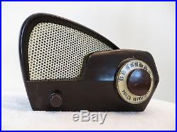VINTAGE 1949 PHILCO BOOMERANG JETSONS ATOMIC MID CENTURY OLD SPACE AGE RADIO