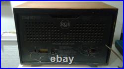 VINTAGE 1950S RCA VICTOR BROADCAST RECEIVER Tube RADIO MODEL 67QR53W WORKING