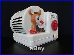 VINTAGE 1950 AIRLINE RUDOLPH THE RED NOSE REINDEER OLD ANTIQUE TUBE RADIO