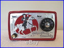 Vintage 1950 Old Arvin Hopalong Cassidy MID Century Cowboy Radio Western Theme