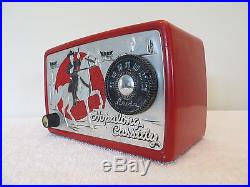 Vintage 1950 Old Arvin Hopalong Cassidy MID Century Cowboy Radio Western Theme