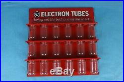 VINTAGE 1950's RCA TV RADIO ELCTRON TUBE ADVERTISING STORE DISPLAY SIGN MINT