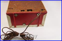 VINTAGE 1950s ANTIQUE ICONIC 13.5 INCHES TALL OLD MARLBORO CIGARETTE TUBE RADIO