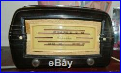 VINTAGE 1950s AWA Radiola Brown Bakelite Valve Tube Radio